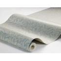 Borastapeter|Papel pintado hojas densas arts and crafts azul pastel y beige|Papel Pintado