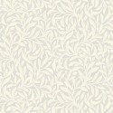 Borastapeter|Tapete Arts and Crafts Blätter dicht hellgrau beige|Tapeten