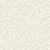 Borastapeter|Tapete Arts and Crafts Blätter dicht hellgrau beige|Tapeten