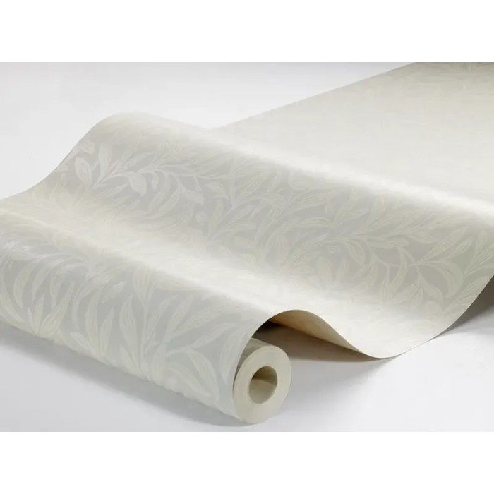 Borastapeter|Papel pintado hojas densas arts and crafts gris claro y beige|Papel Pintado