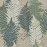 Borastapeter|Wallpaper elegant leafy floral in blue green and beige|Scandinavian
