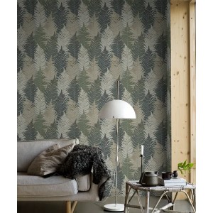 Casadeco|Scandinavian floral wallpaper in white with bare winter branches|Scandinavian 2