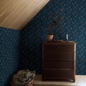 Borastapeter|Papier peint floral vintage délicat bleu beige|Papier Peint