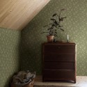 Borastapeter|Wallpaper romantic vintage floral in green and beige|Romantic