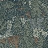 Borastapeter|Wallpaper contemporary Scandinavian forest in green and beige|Scandinavian