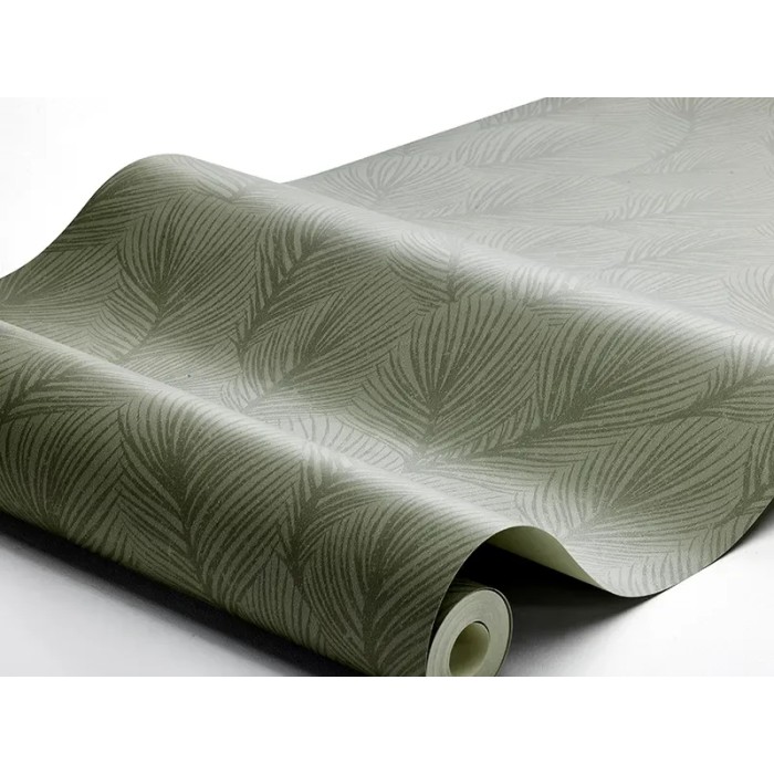 Borastapeter|Wallpaper Nordic forest pines in forest green|Minimalist