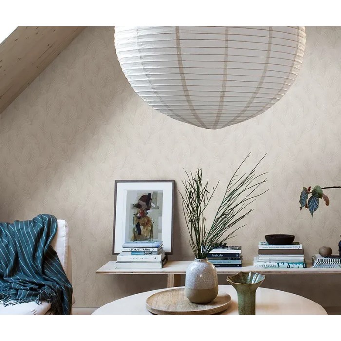 Borastapeter|Papier peint forêt nordique pins blanc gris|Minimaliste