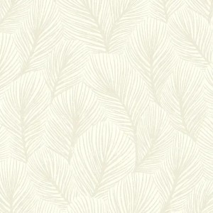 Khroma|Wallpaper with pearl grey tropical palms and a subtle shimmer|Wallpaper