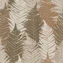 Borastapeter|Papier peint fougères feuillues automnales brun beige|Scandinave