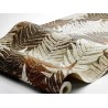 Borastapeter|Papel pintado helechos frondosos otoñal marrón y beige|Escandinavo