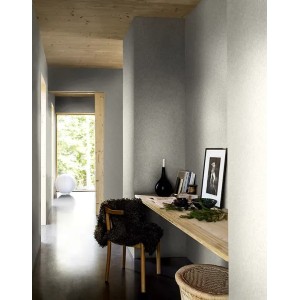Elitis|Moderne Kunsttapete mit geometrischer Komposition in grünlichem Schwarz und Beige|Tapeten 2