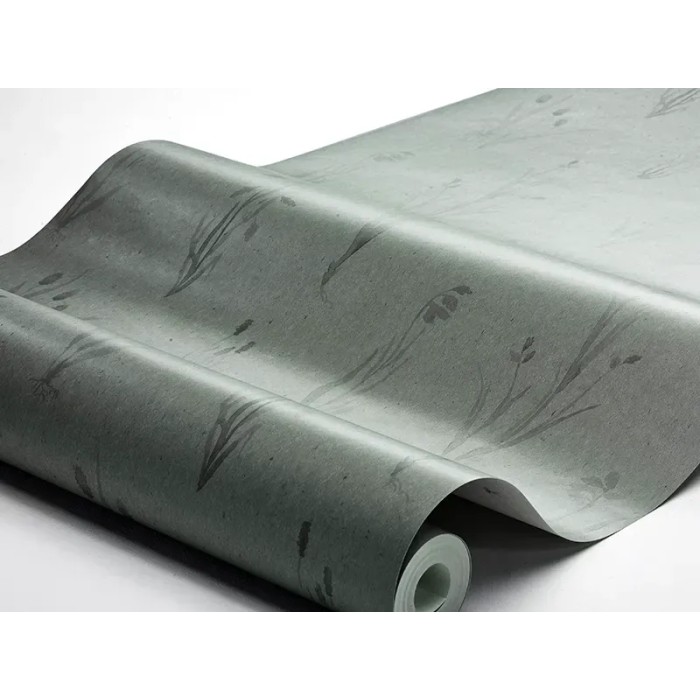 Borastapeter|Wallpaper simple Nordic meadow in grey blue|Wallpaper