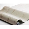 Borastapeter|Tapete nordisch Wiese Leinen beige granatrot|Minimalistisch