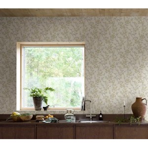 Papeldecor|Wallpaper Nordic style white flowers|Wallpaper 2