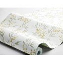 Borastapeter|Wallpaper Nordic watercolor berries in grey and ochre|Wallpaper