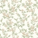 Borastapeter|Wallpaper Nordic watercolor berries in red and green|Wallpaper