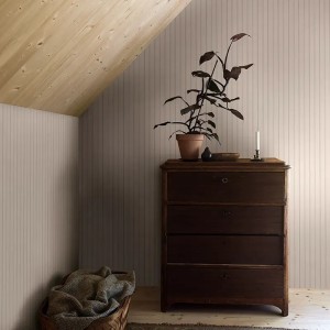 Caselio|Papier peint rayures très larges XXL beige|Rayures 2