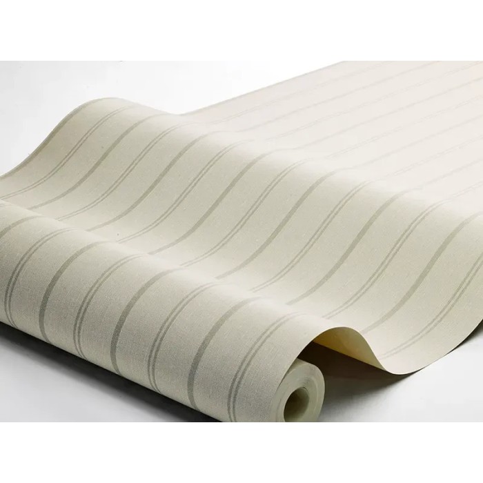 Borastapeter|Papel pintado rayas lino beige y gris|Rayas