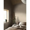 Borastapeter|Tapete Leinenstreifen rostrot beige|Tapeten