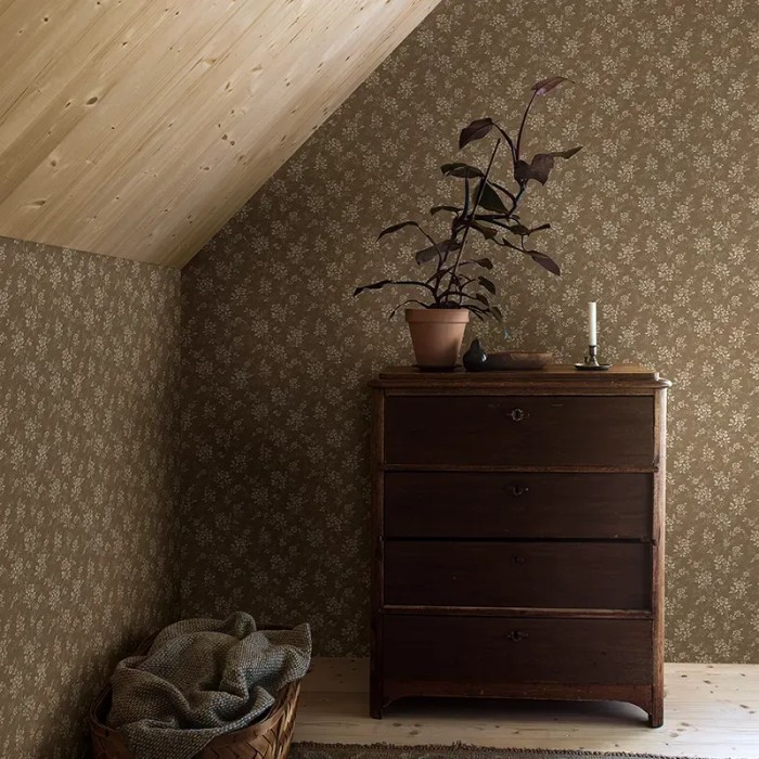 Borastapeter|Tapete vintage floral Brauntöne|Tapeten