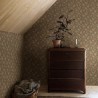 Borastapeter|Papier peint floral vintage tons bruns|Papier Peint
