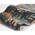 Borastapeter|Wallpaper kids Nordic forest in dark blue and brown|Children's