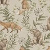 Borastapeter|Tapete Kinder nordisch Wald braun hellleinen|Kindertapete