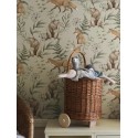 Borastapeter|Papel pintado infantil bosque nórdico marrón y lino claro|Infantil