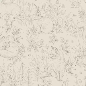 Marburg|Multicolor watercolor striped children's wallpaper|Children's