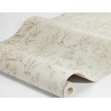 Borastapeter|Papier peint enfant forêt nordique amis lin beige|Jeunesse
