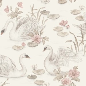 As Creation|Papier Peint pour enfants avec fleurs style nordique|Enfants