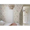 Borastapeter|Papier peint enfant cygnes romantiques rose brun|Enfants