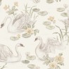 Borastapeter|Wallpaper kids swans yellow and green|Youth Style