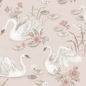 Caselio|Kids wallpaper tropical jungle white|Children's