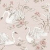 Borastapeter|Wallpaper kids swans pink white and brown|Youth Style