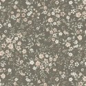 Borastapeter|Papier peint enfant floral dense brun rose poudré|Papier Peint