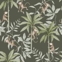 Borastapeter|Papier peint enfant singes et palmiers|Enfants