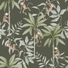 Borastapeter|Papier peint enfant singes et palmiers|Enfants