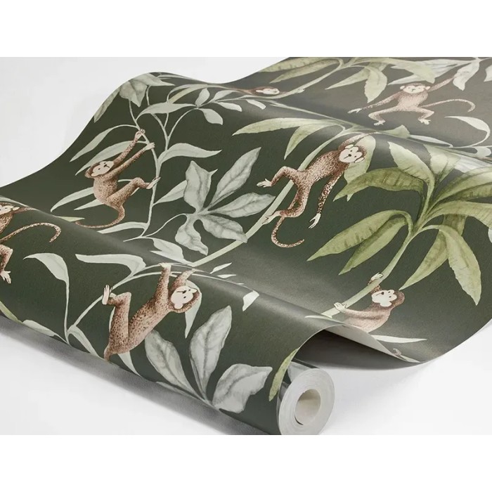 Borastapeter|Papel pintado infantil monos y palmeras|Infantil