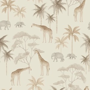 Casadeco|Papier peint enfant cottages Toile de Jouy blanc et bleu|Enfants