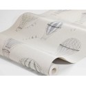 Borastapeter|Papel pintado infantil globos aerostáticos|Infantil