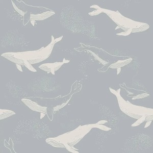 Rasch|Papier peint enfant arbres aquarelle blanc|Enfants