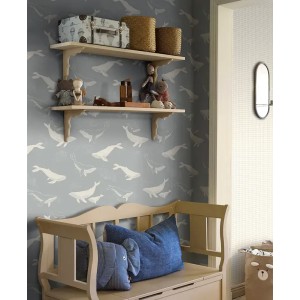 Rasch|Papier peint enfant arbres aquarelle blanc|Enfants 2