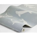 Borastapeter|Papel pintado infantil con ballenas|Infantil