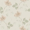 Borastapeter|Wallpaper floral Valborg soft grey and pastel pink|Wallpaper
