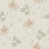 Borastapeter|Tapete floral Valborg sanftgrau pastellrosa|Tapeten