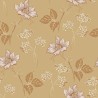 Papel pintado floral Valborg ocres y rosass - Borastapeter Swedish Grace 5502