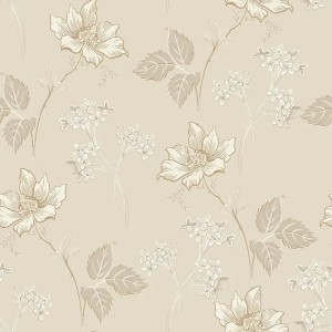 As Creation|Papier Peint floral rustique tons pastel|Papier Peint