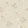 Borastapeter|Tapete floral Valborg neutral braun grau|Tapeten