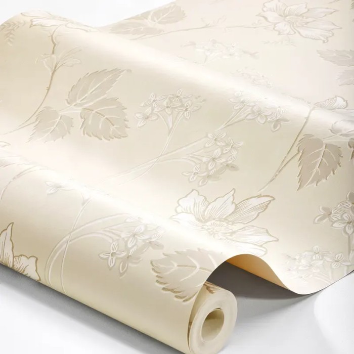 Borastapeter|Tapete floral Valborg neutral braun grau|Tapeten
